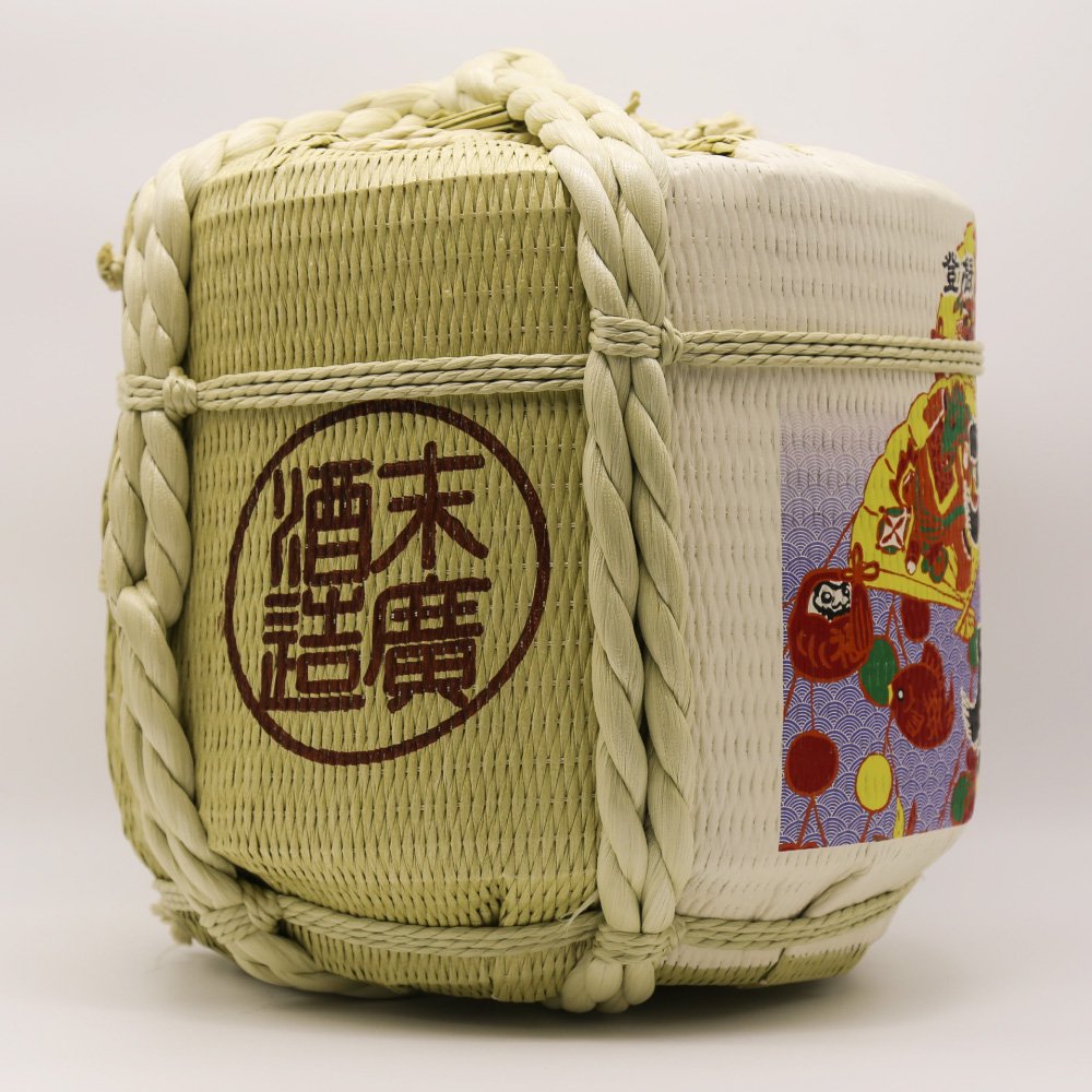 Decorative barrels for display Suehiro-IwaiJunmai / Medium size
